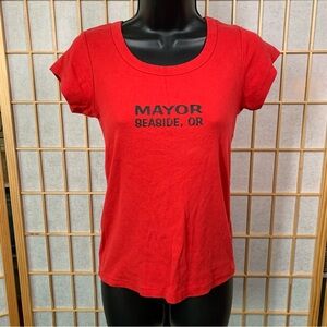 Mayor Seaside, Oregon 100% Cotton Baby Tee